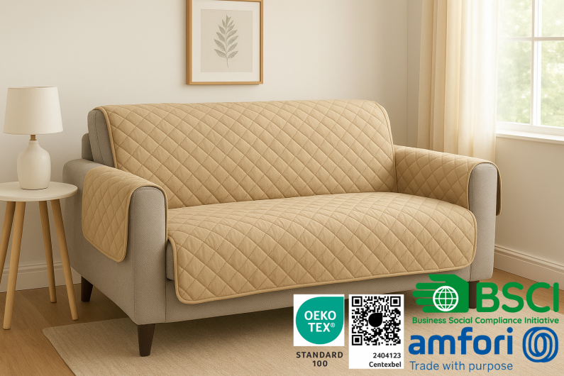 Product: Quilted Embossed Pattern Sofa Covers