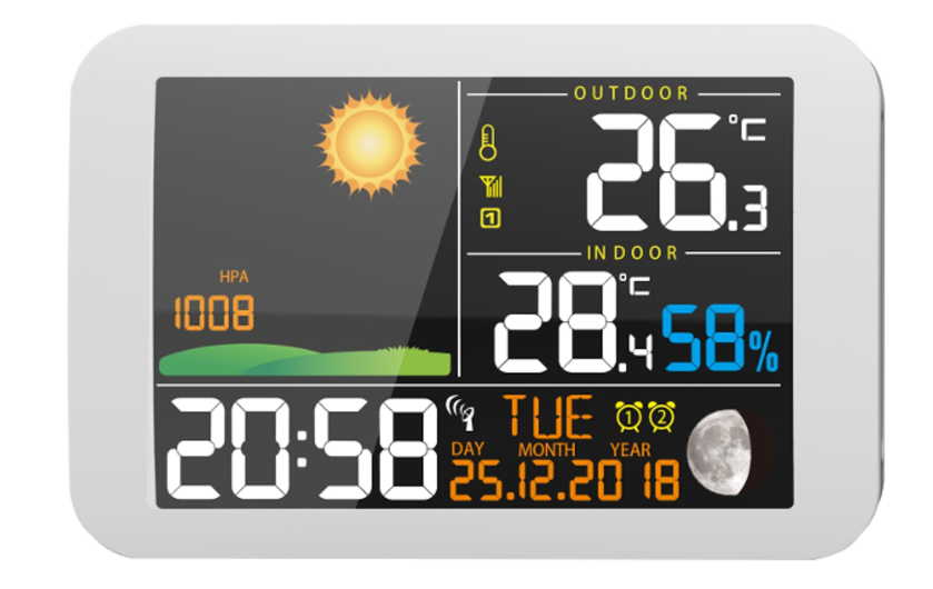 Rcc Calendar 2023 Ambiente – Exhibitors & Products - Stil - Color Digital Weather Station  With Outside Sensor
