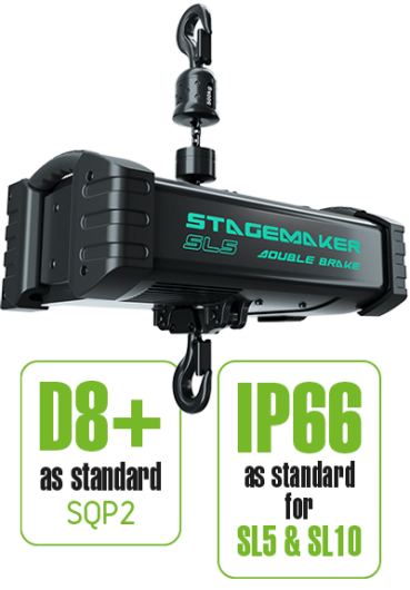 Product: STAGEMAKER, Electric chain hoist for rigging application
