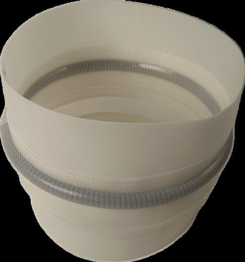 Product: Manschetten für Lebensmittelbereich - Polyestergewebe mit Silikon-Beschichtung