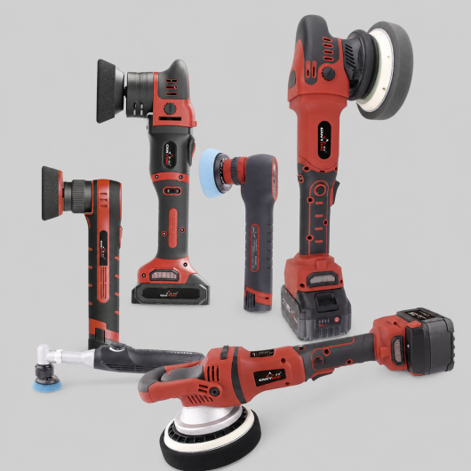 Produkt: Cordless Random Orbital and Gear-Driven Dual-Action Polishers
