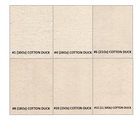 Product: # Numbered Duck Fabric