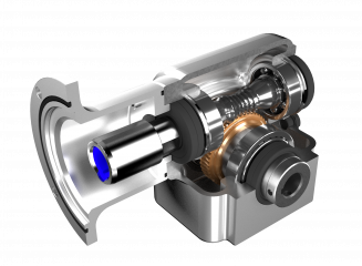 Product: Cone Drive stainless steel precision motion gearboxes