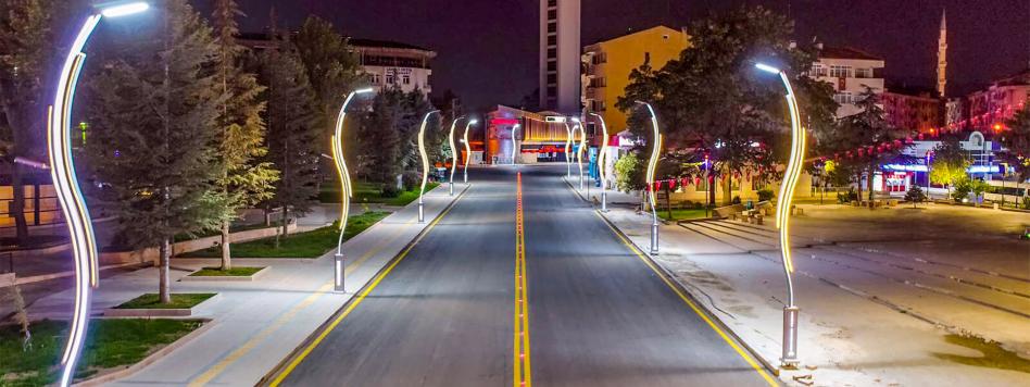 Product: Decorative Street Lighting pole with led