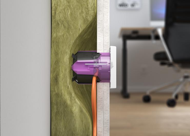 Product: ECON® Data one-gang connection box