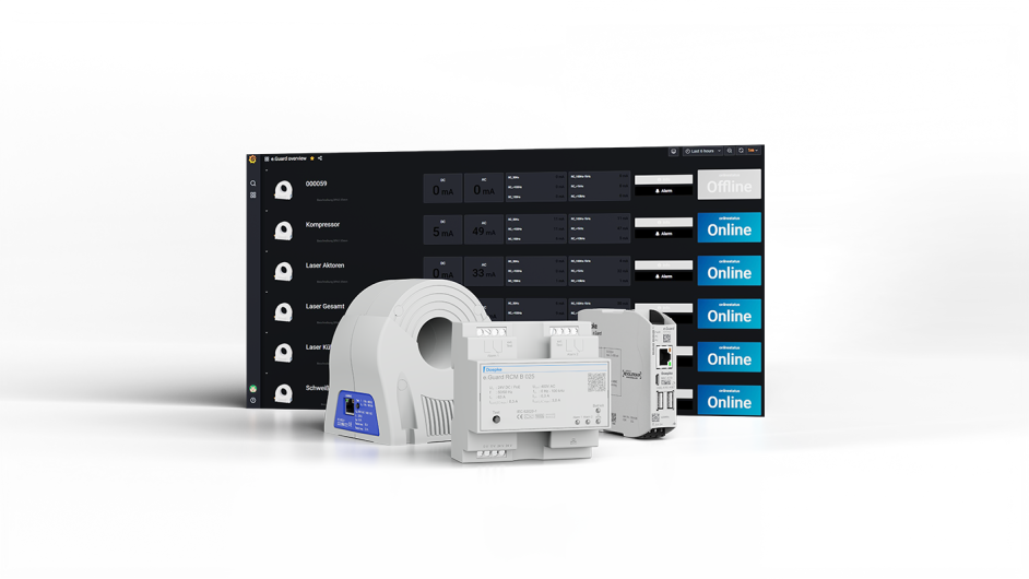Product: Preventative safety Intelligent residual current monitoring with Doepke e.Guard