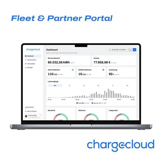Software Chargecloud chargecloud GmbH | Exhibitor Light + Building 2026 | Fleet & Partner Portal