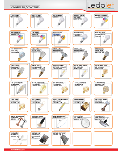 Product: LEDOLET PRODUCT RANGE