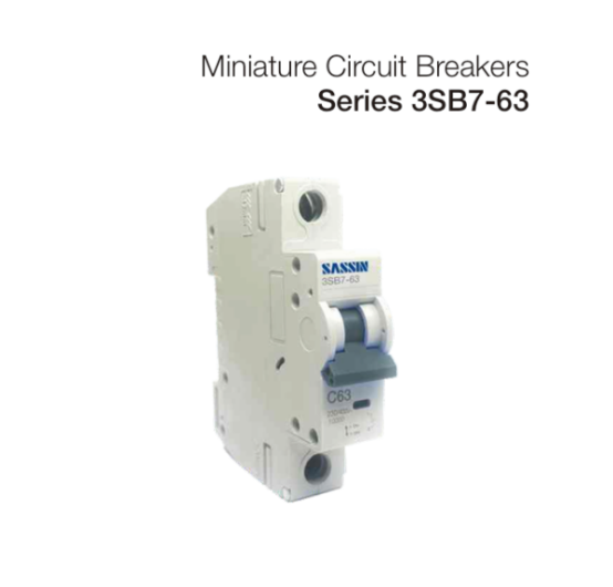 Product: Miniature Circuit Breakers Series 3SB7