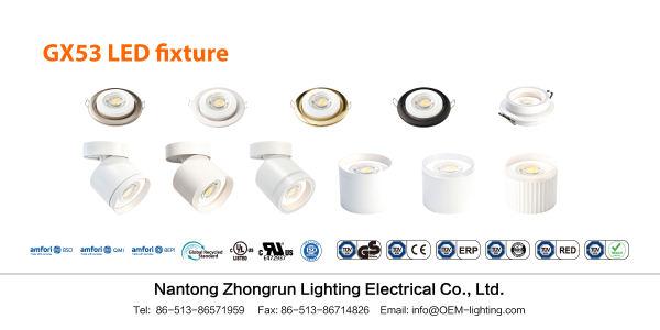 Product: GX53 LED fixture