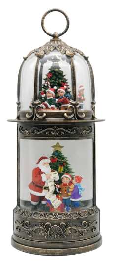 Produkt: LED Christmas Animated Water Lantern Glitter Spinner