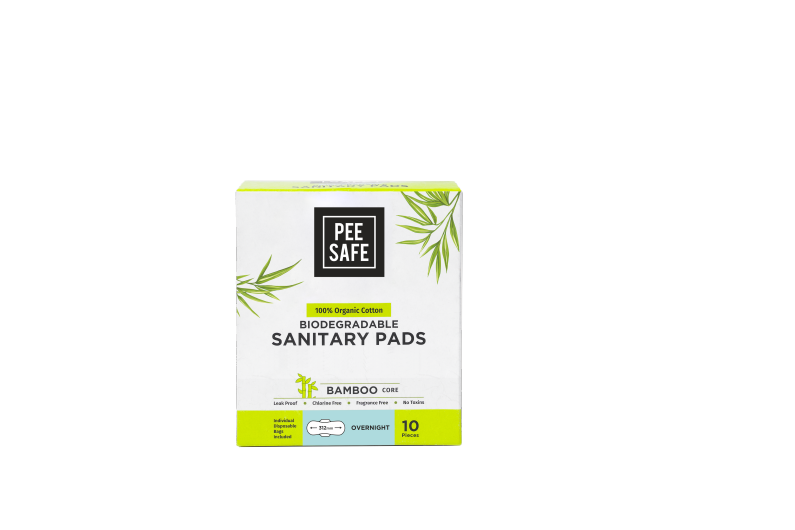Product: Pee Safe Biodegradable Sanitary Napkins