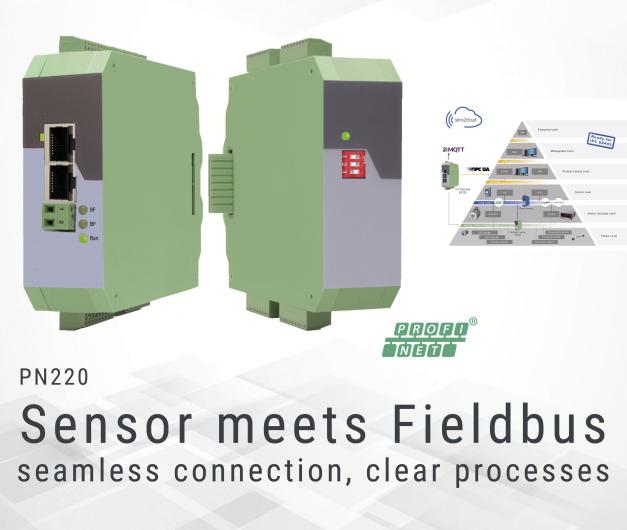 Product: PROFINET fieldbus coupler PN220 - Seamless sensor fieldbus connection, easy expansion, stable industrial communication