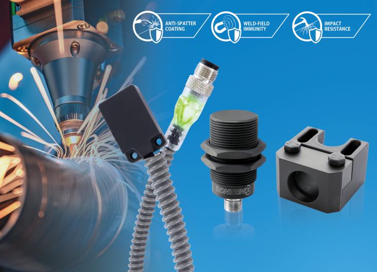 Product: Specialist Smart-Measurement Sensors from Contrinex now available in compact miniature versions and robust ActivStone® coated variants