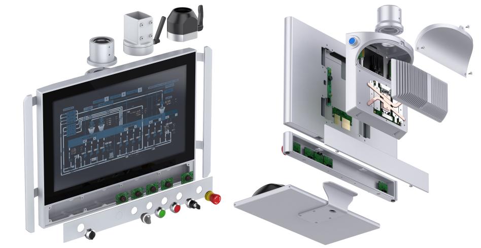 Product: Industrial Operation Panel - Arm-Mounted Panel PCs
