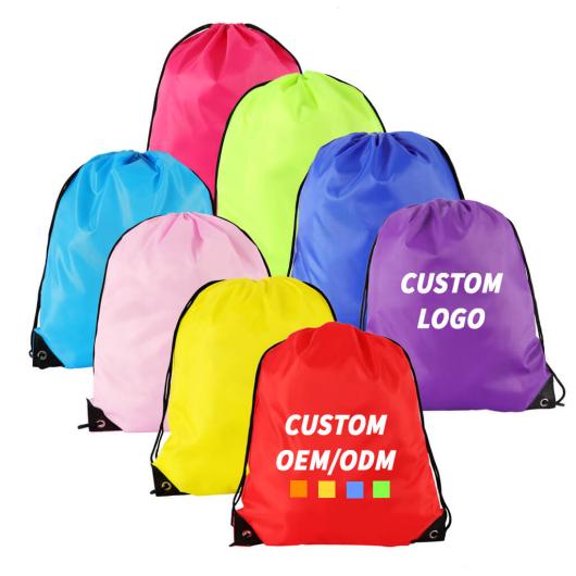 Product: Custom Drawstring Bags with Logo | Branded Promotional Backpacks