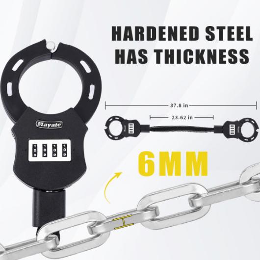 Product: Combination e-scooter chain lock