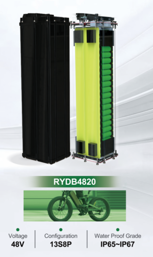 Product: RYDB4820 48V 20.4Ah Lithium-ion Battery for E-bike