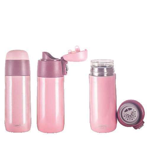 8oz Vacuum Insulated Glass Bottle 