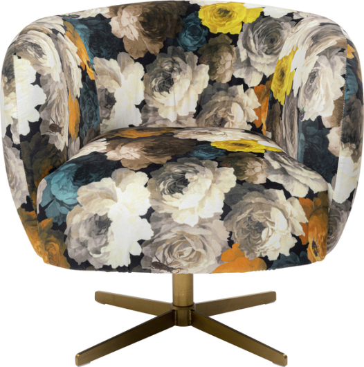 Ambiente Exhibitors Products Kare Design Gmbh 84685 Swivel Chair Peony Yellow