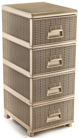 Ambiente Exhibitors Products Senyayla Plastic Storage Cabinet 4 Drawer