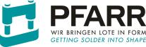 Exhibitor: PFARR STANZTECHNIK GmbH