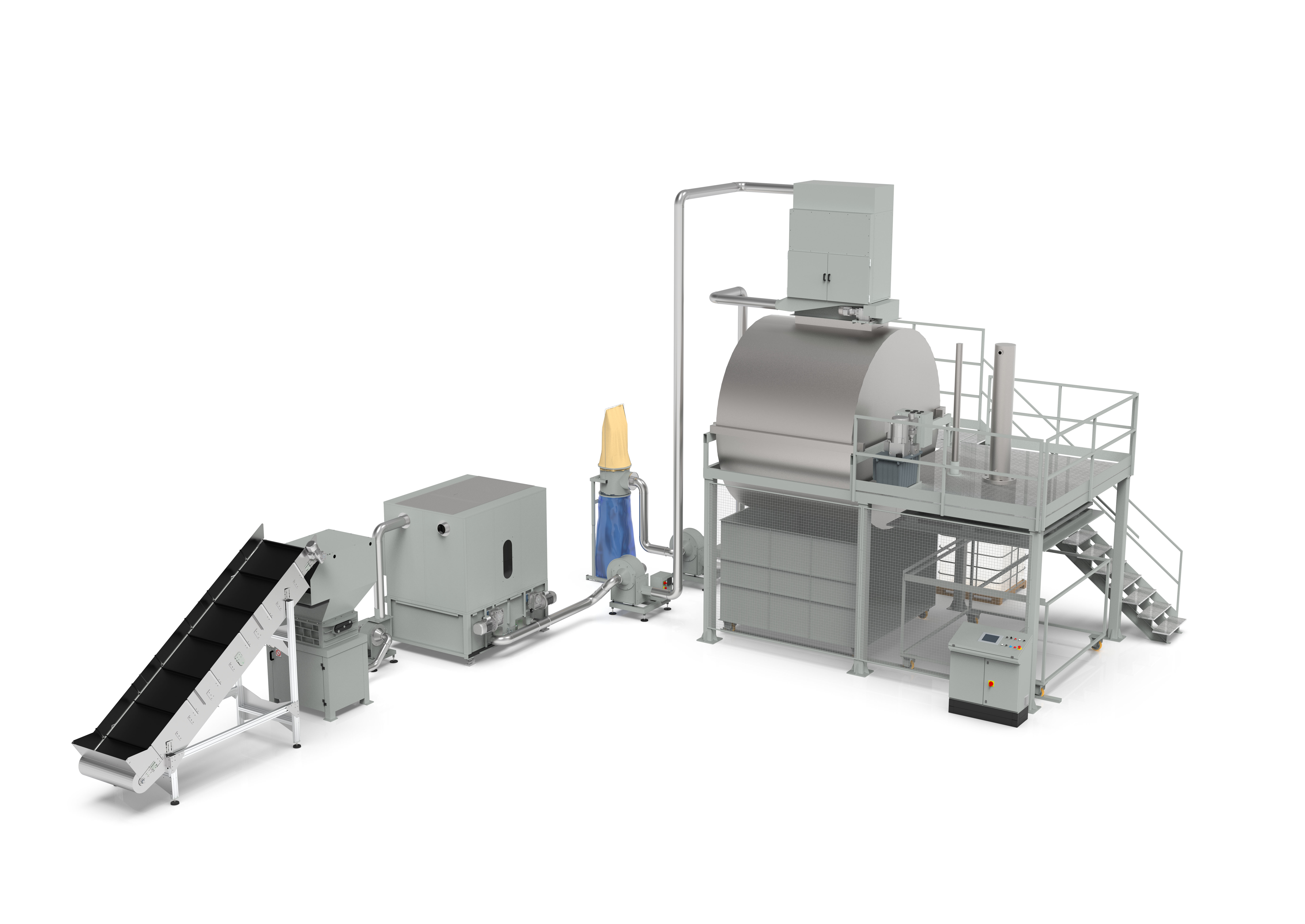 REBONDED FOAM BLOCKS LINE