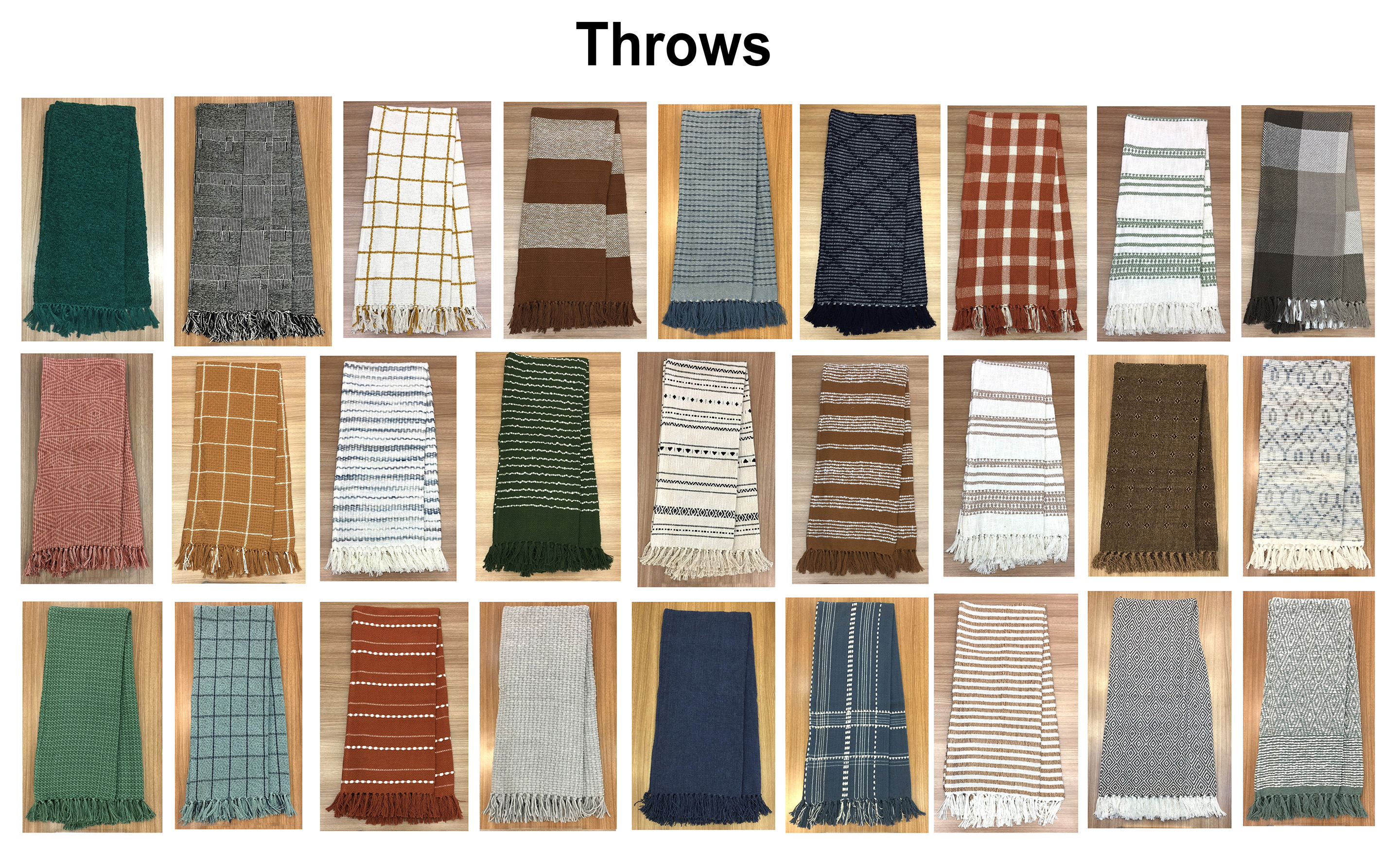 Throws and bedspreads
