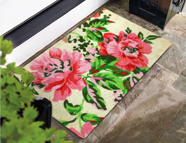 Bleach Printed Coir Mat