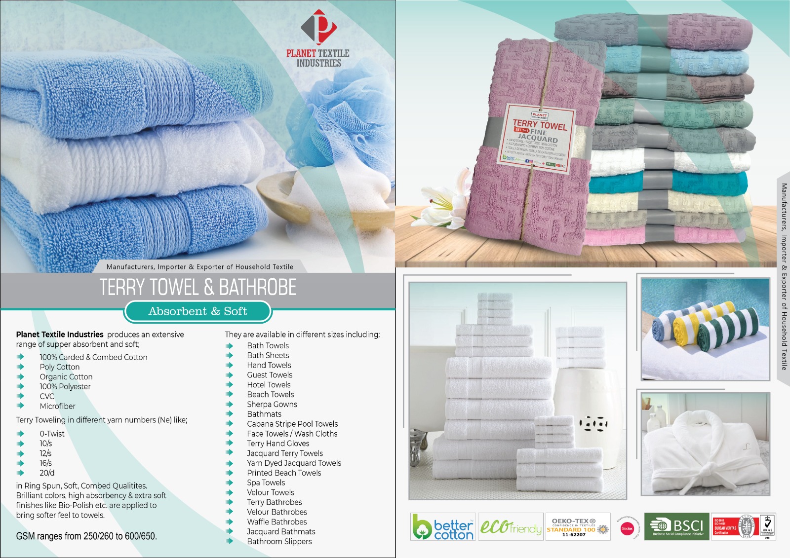 TERRY TOWEL & BATHROBE 