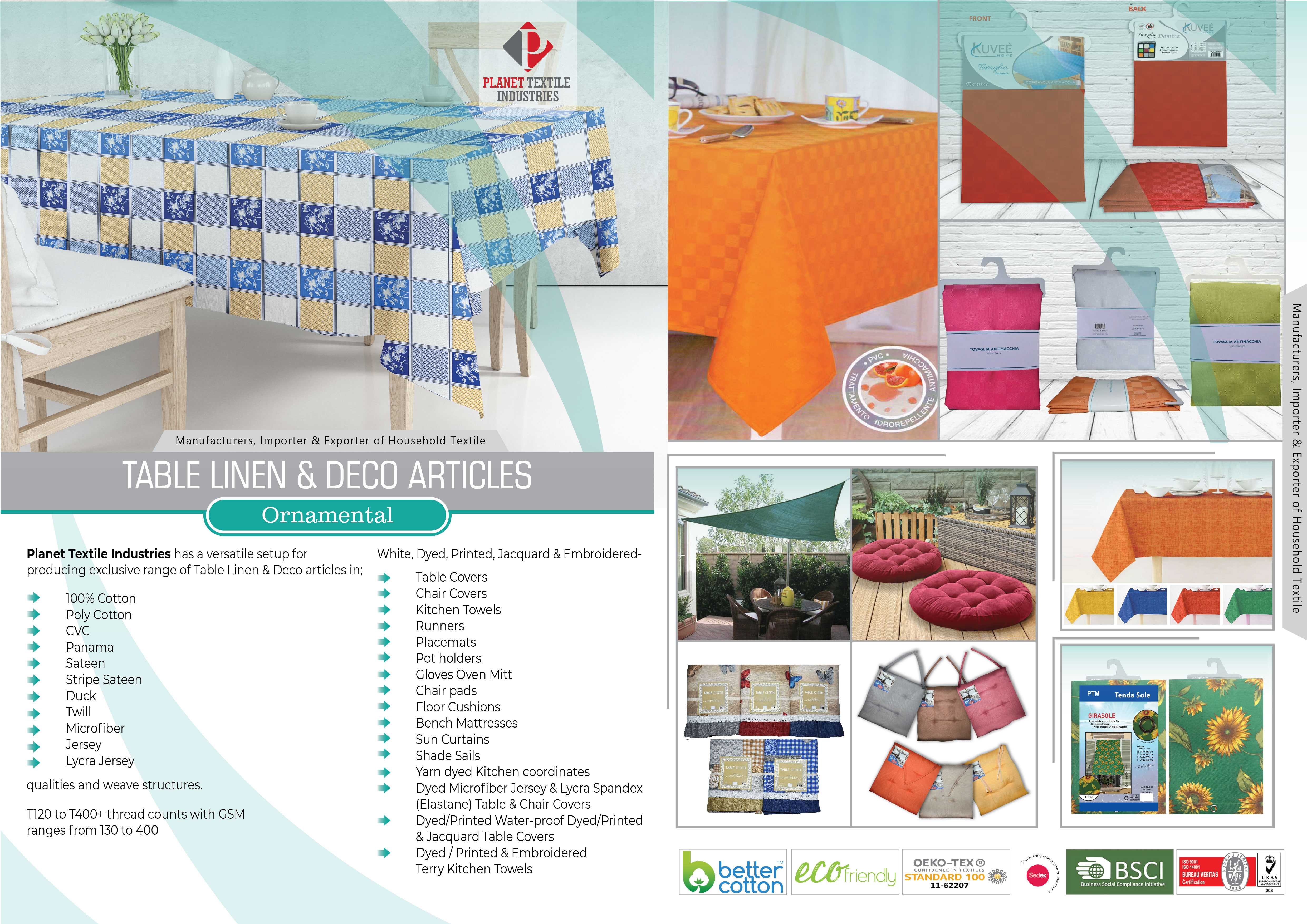 Table Linen & Deco Articles