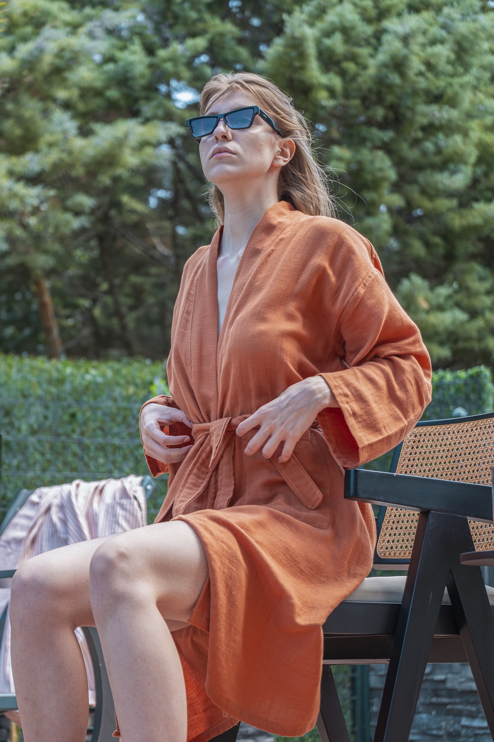 MUSLIN BATHROBE