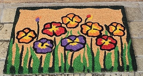 Coir Mats with Printed Designs