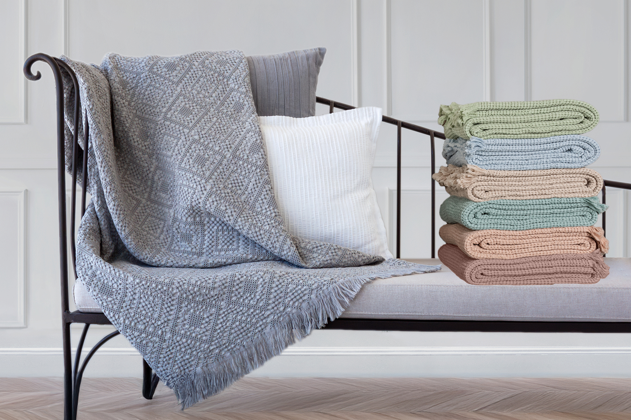 Lexie Throw, 100% Cotton