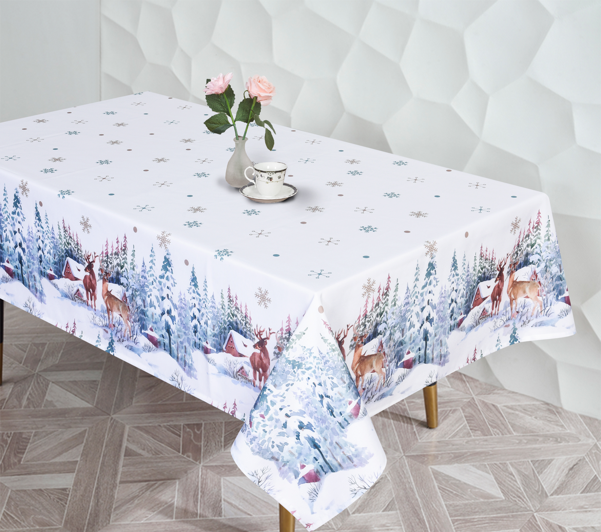 Printed tablecloth