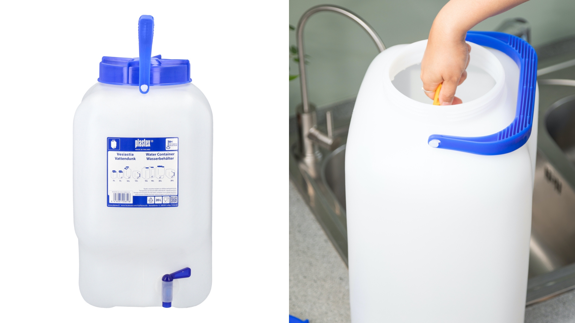 Aussteller & Produkte  Ambiente - Plastex Oy Ab - Wasserbehälter 10L  mit zapfhahn 7280