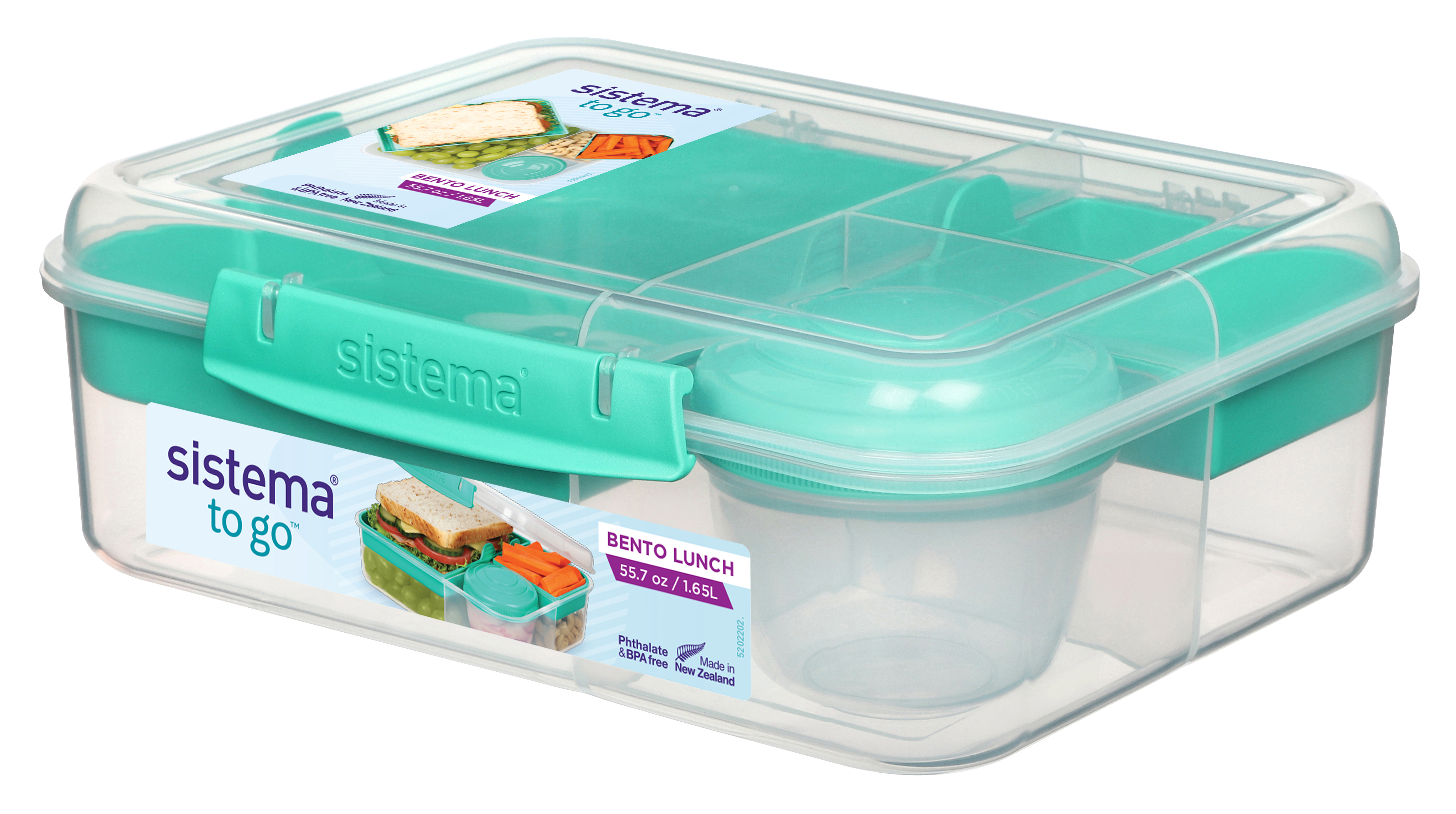 Sistema Slimline Quaddie Sandwich Container