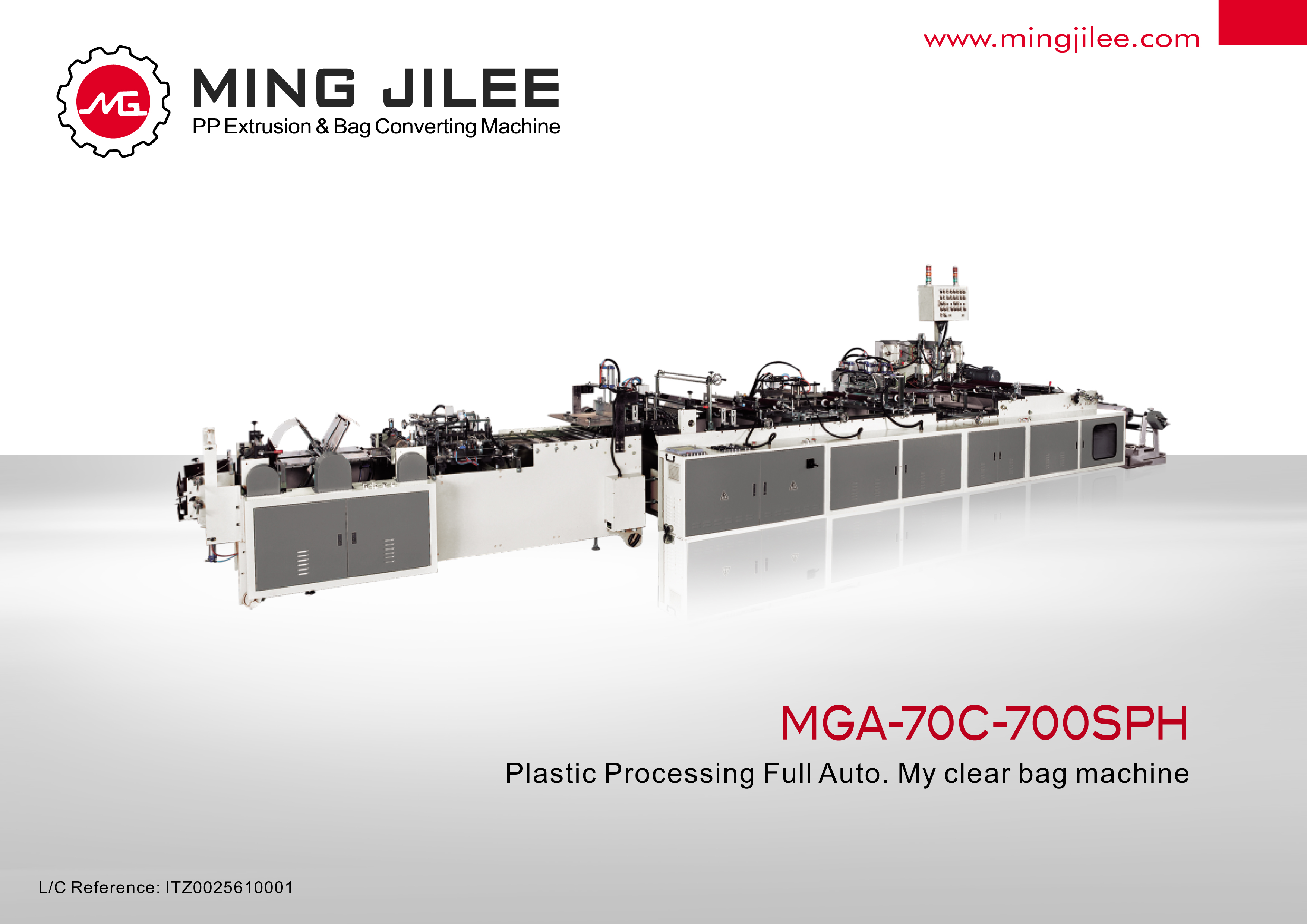 Auto My Clear Bag Machine (Side Folded Type)