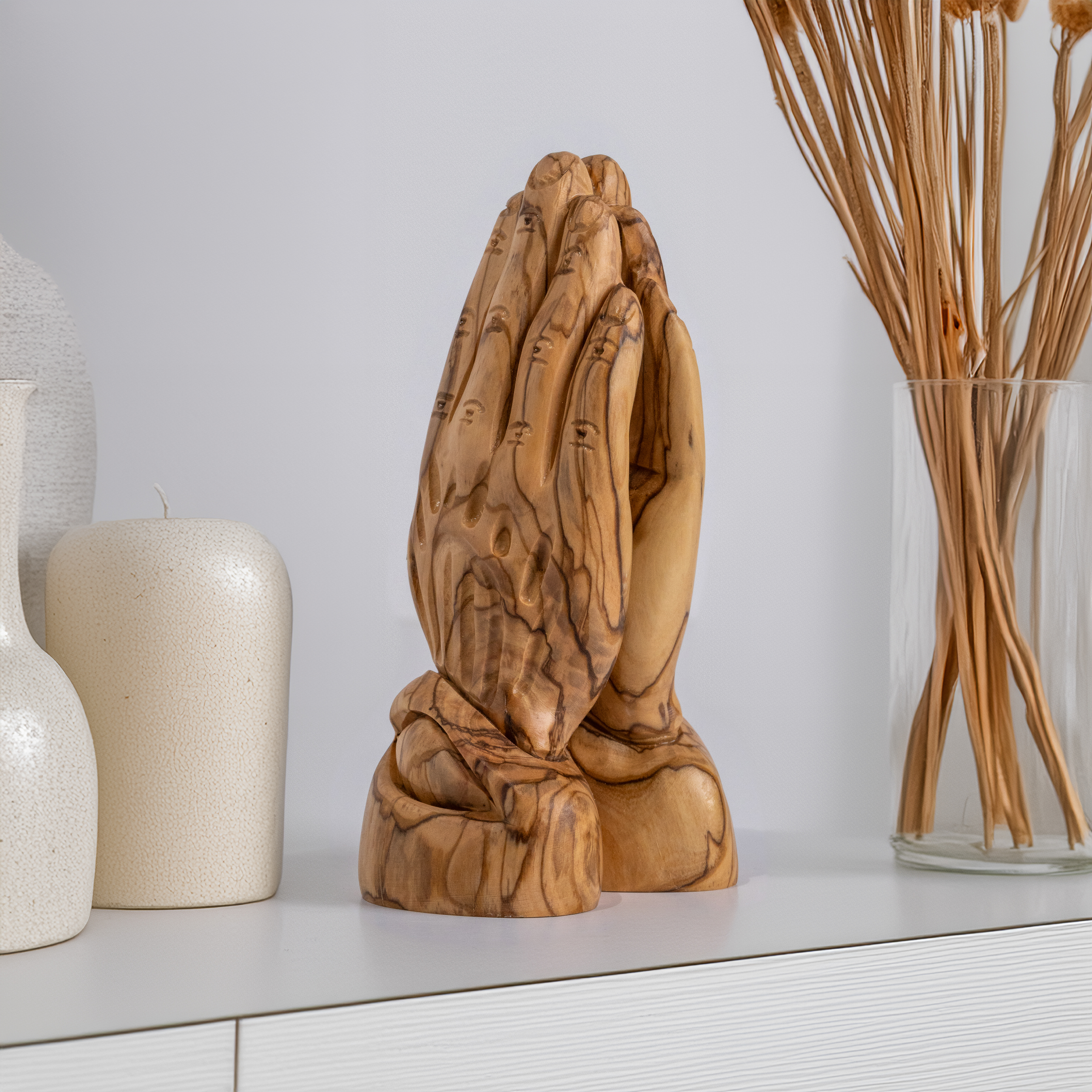 Olive Wood Praying Hands Large 