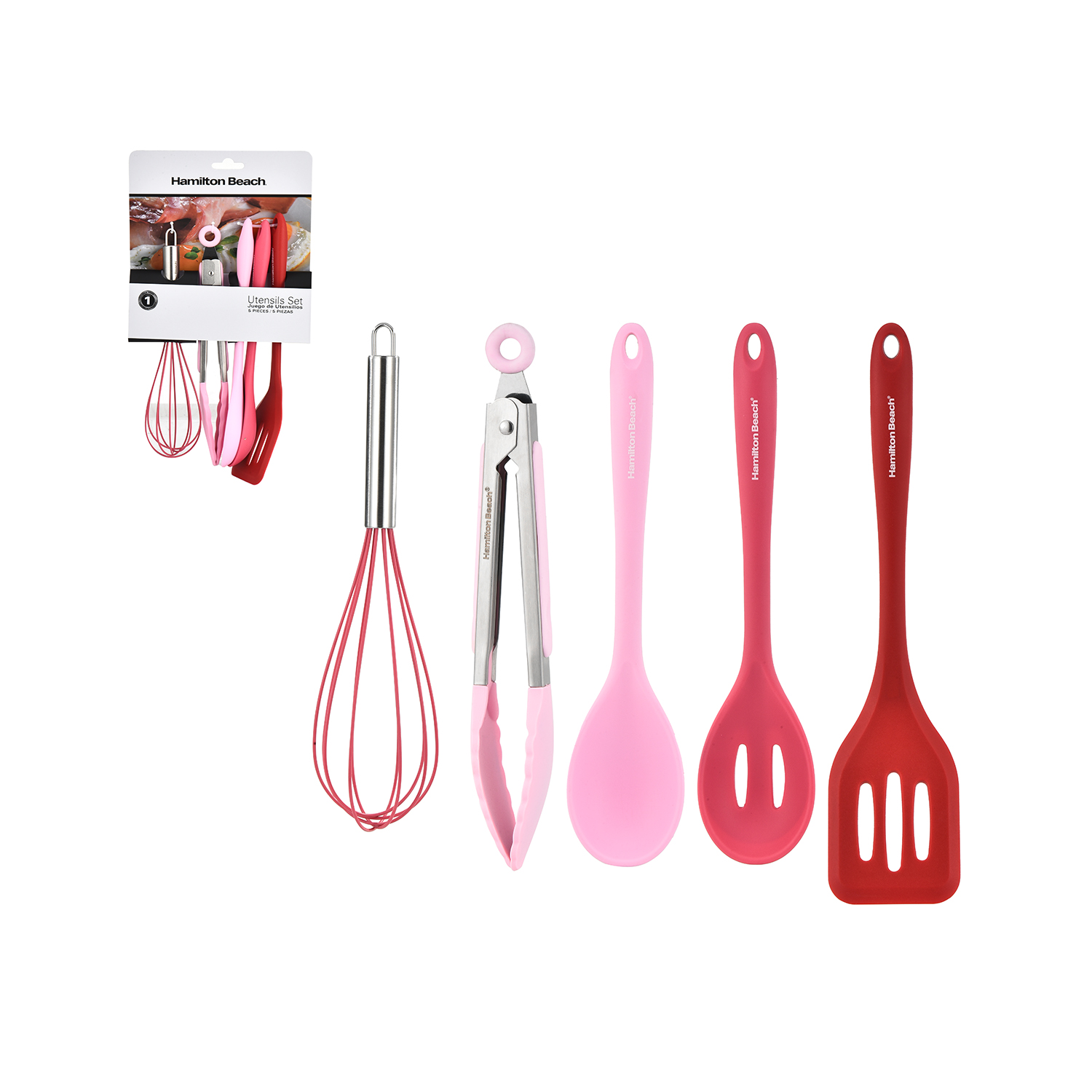 Hamilton Beach 5pc Silicone Kitchen Utensil Set