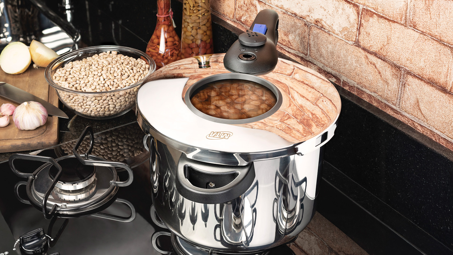 Exclusive Stainless Steel Pressure Cooker with Glass Lid – Safety and Innovation Under Pressure