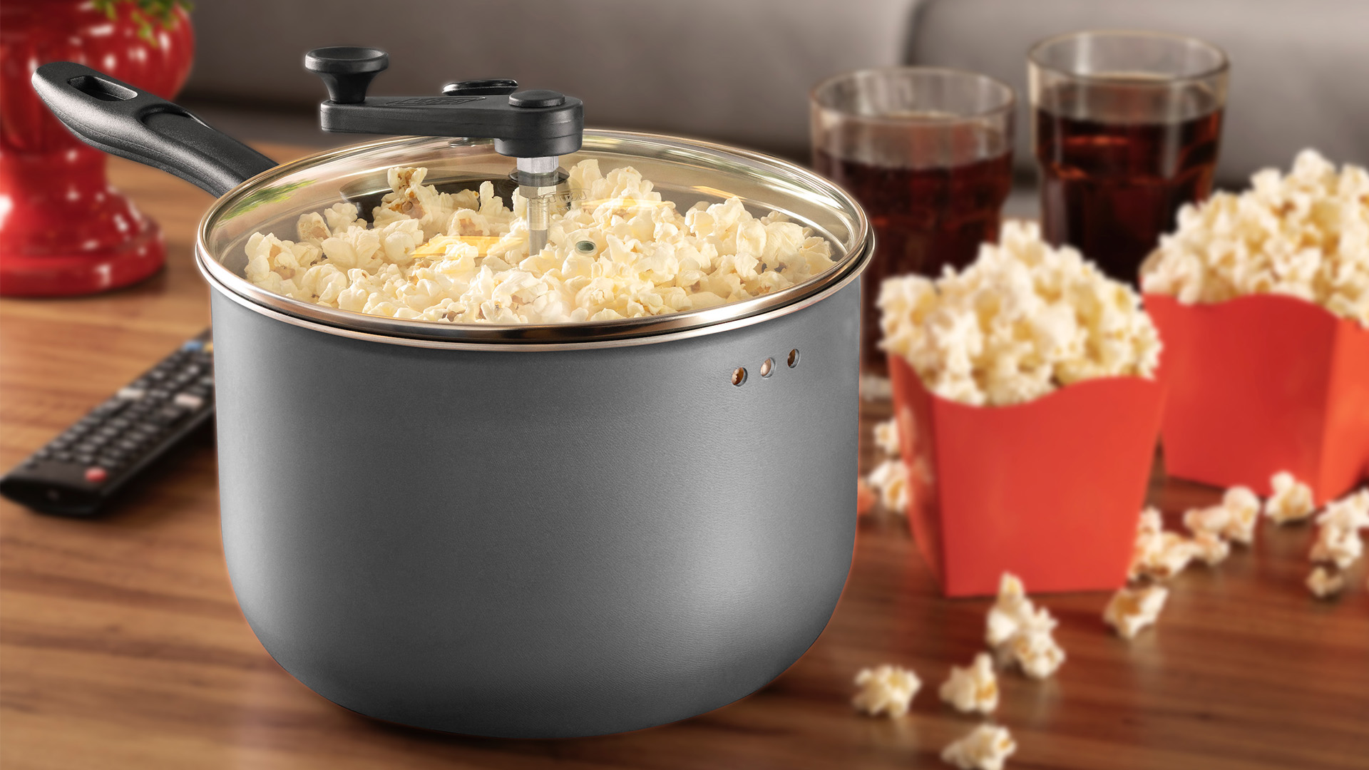 The Original Popcorn Maker with Glass Lid – The Original That Revolutionized the Market