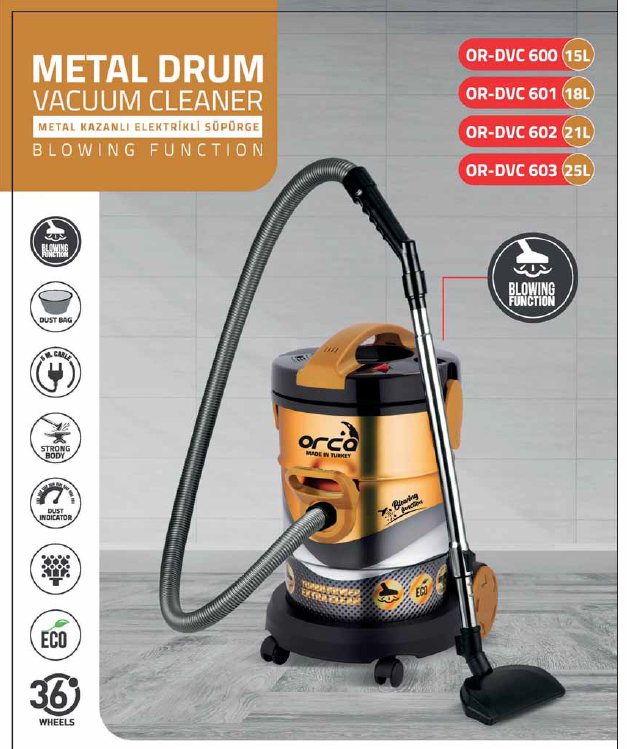 METAL DRUM VACUUM CLEANER
