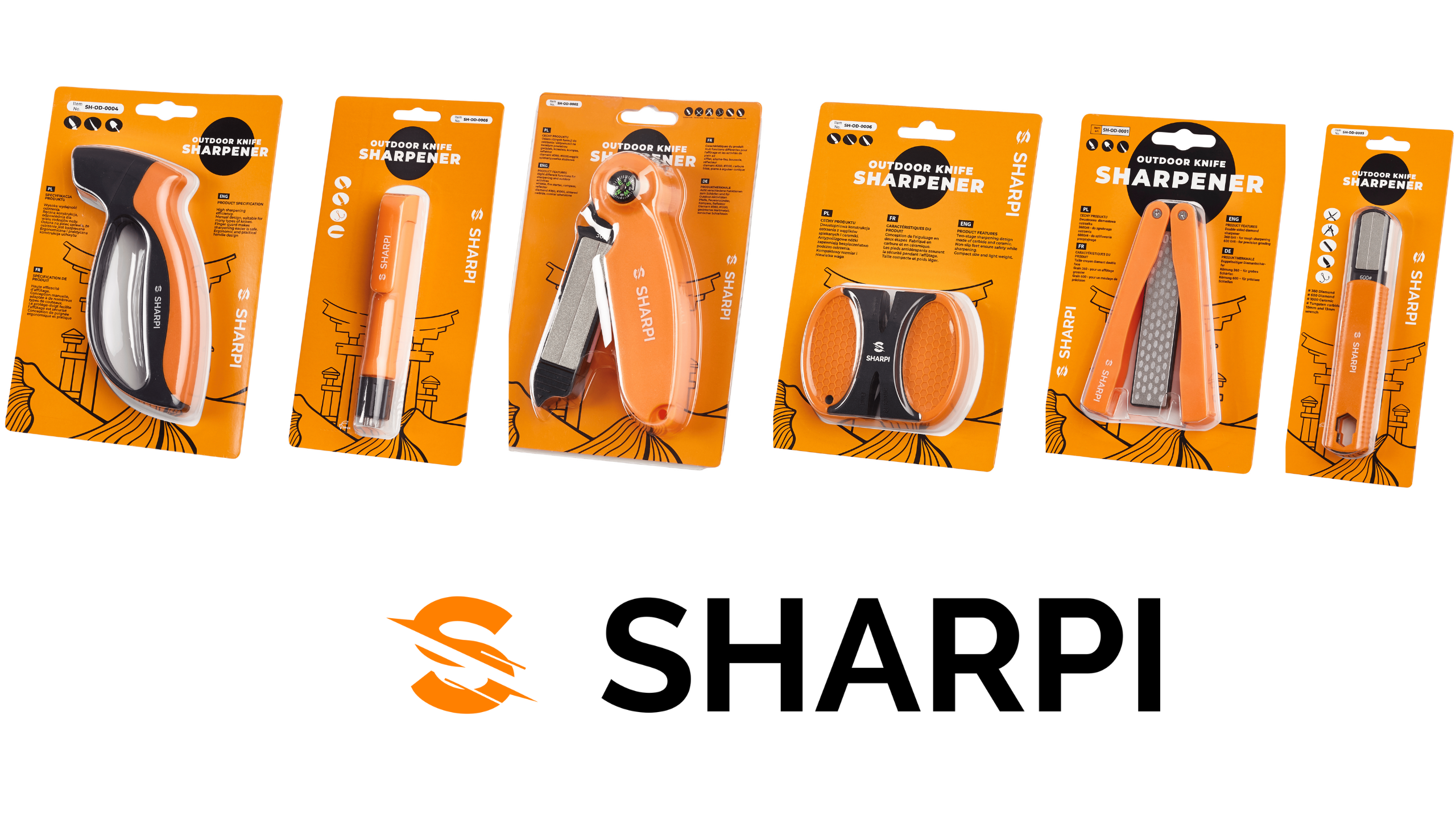 SHARPI - outdoor knife sharpeners 