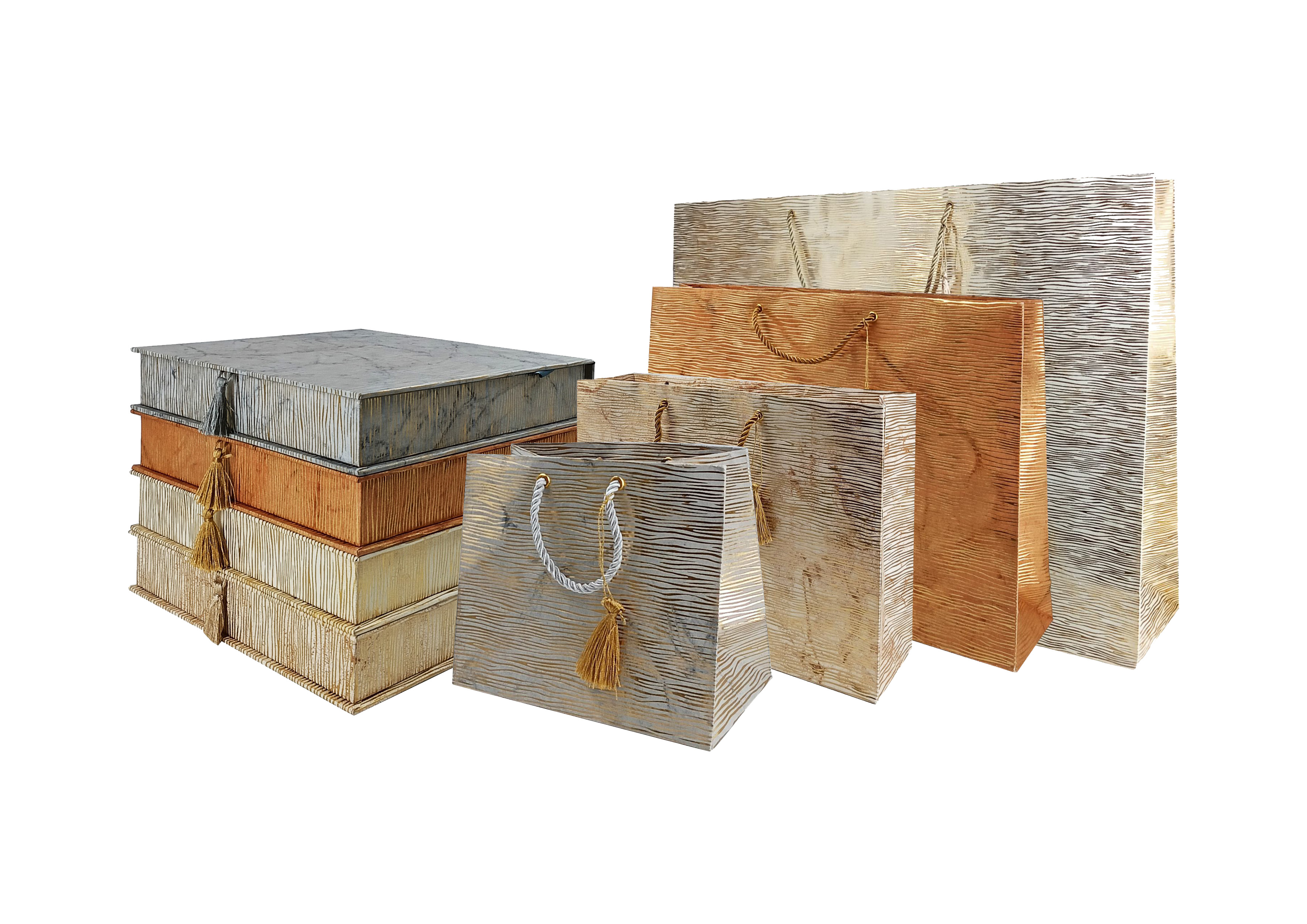 Handmade Paper Bags and Boxes