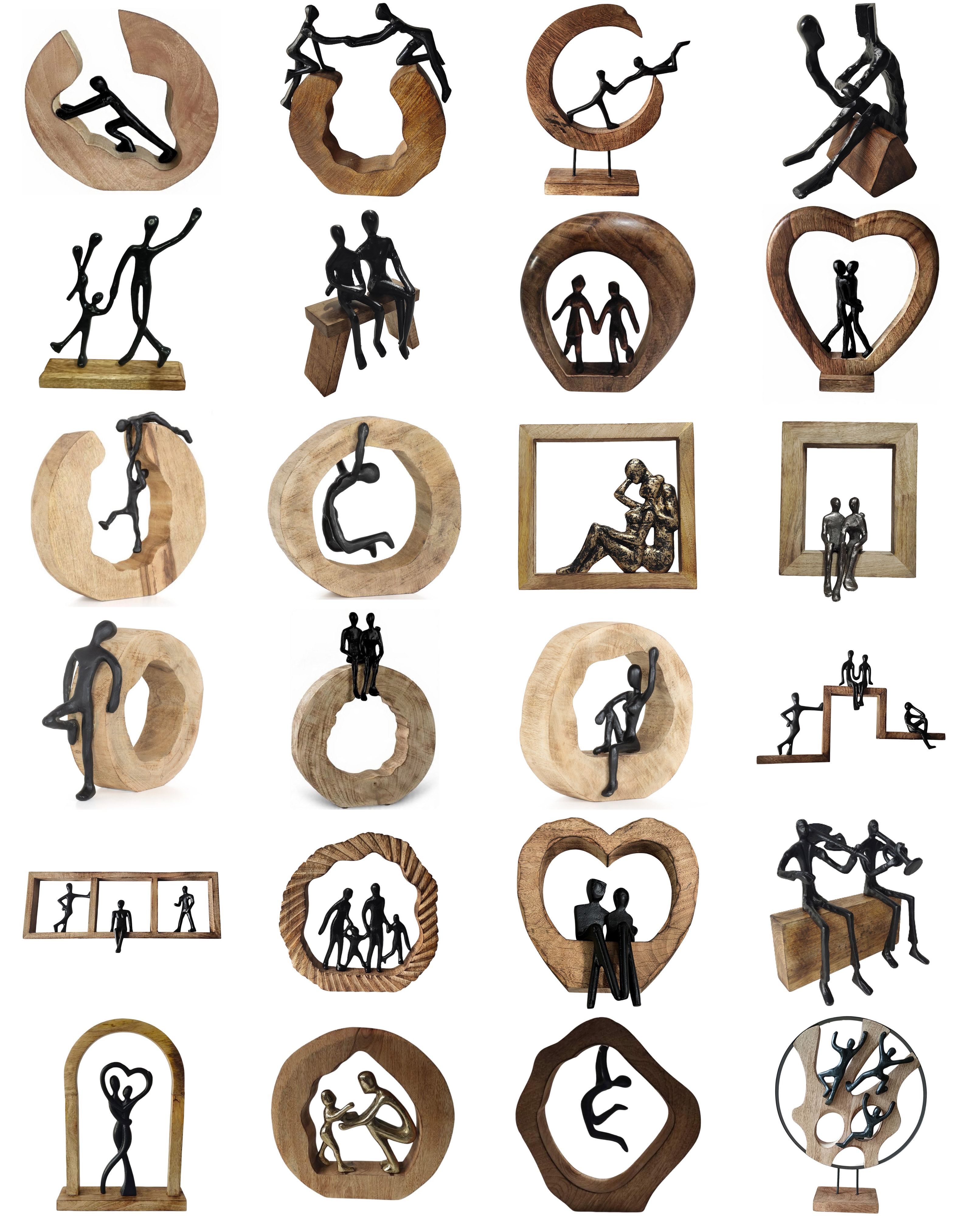 FIGURINES, SCULPTURES, TABLE AND WALL DECORATION