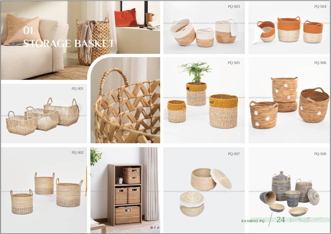 Handwoven Natural Storage Baskets