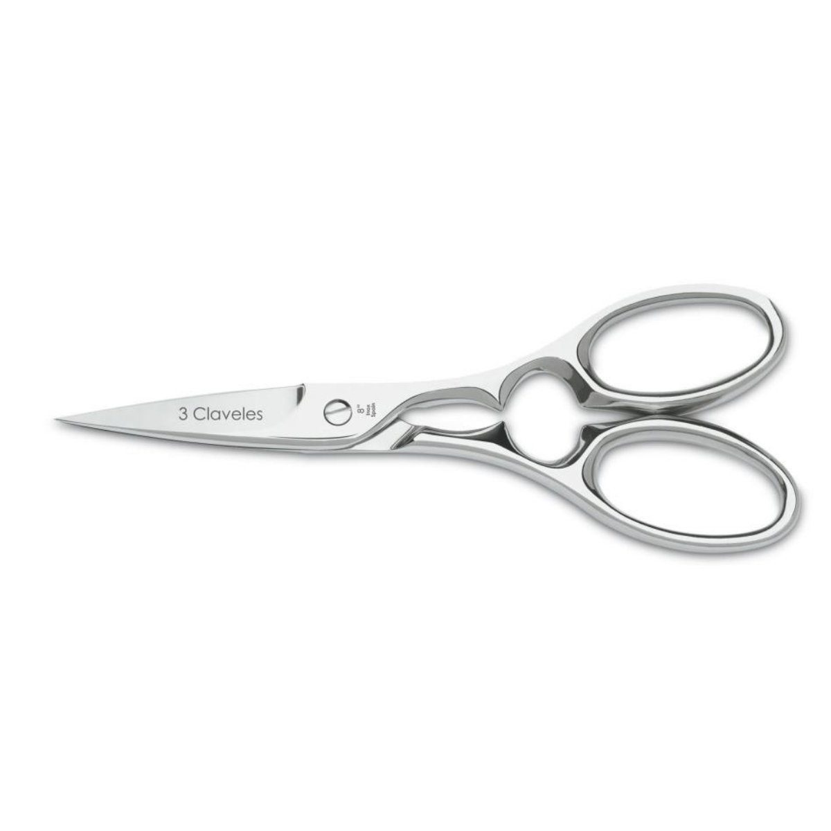 3 CLAVELES 410 - Forbici da Cucina, Inox, 20,32 cm