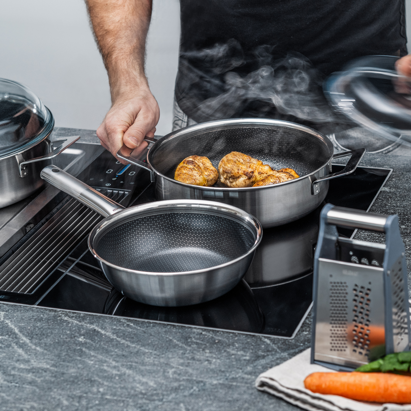 KELOMAT Prime braising pans & woks