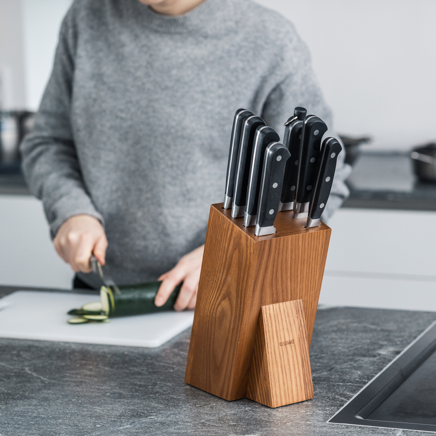 KELOMAT knife block